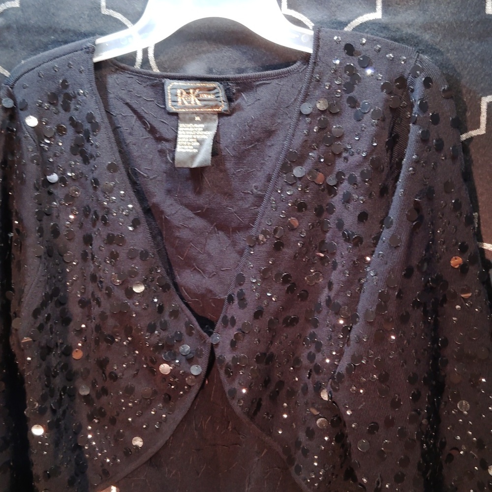 R&K EVENING black blouse